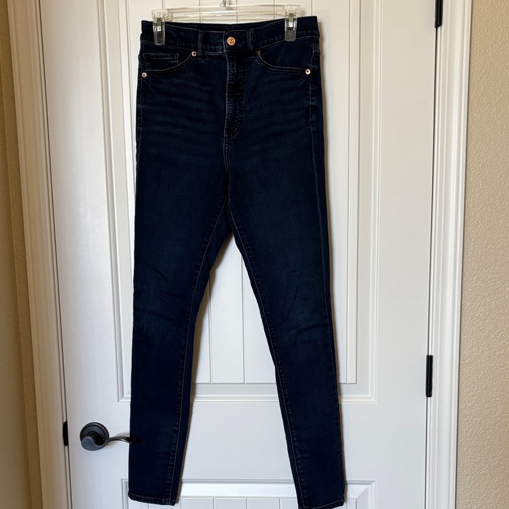 Express Women's Midnight Blue Skinny Jeans